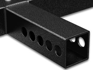 Nilight Hitch Step with 2" Hitch Receiver Rear Bumper Guard Protector 23.5 Inch with 5/8" Hitch Pin Clip Upgraded Textured Black Anti Slip Hitch Step Bar for Pickup Truck Car SUV