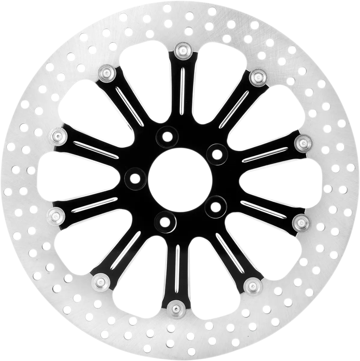 PERFORMANCE MACHINE (PM) Two-Piece Front Brake Rotor - Left - Revel - Platinum Cut - 13" - '00-'19