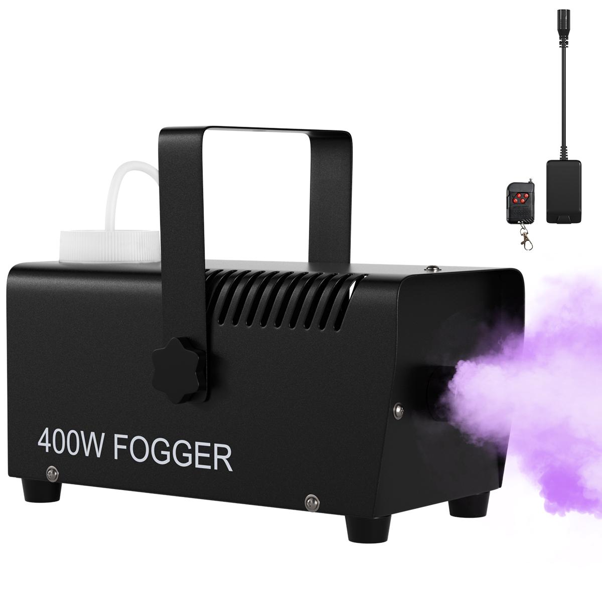 1500W/900W/400W RGB Automatic LED Color Fog Machine Stage Light Fogger Spray Smoke Effect for Home Party DJ Clubs