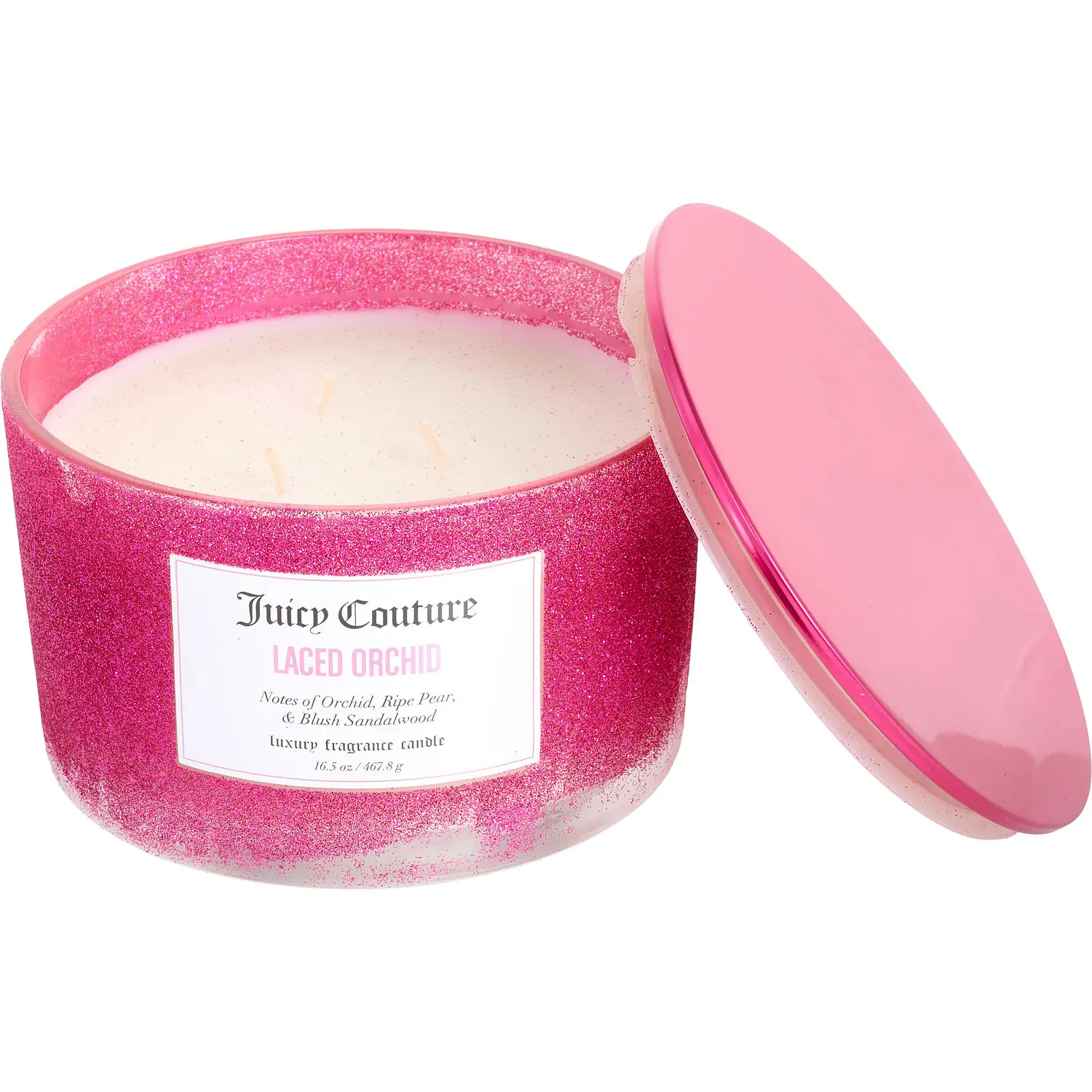 Juicy Couture Laced Orchid By Juicy Couture Glitter Candle For Women