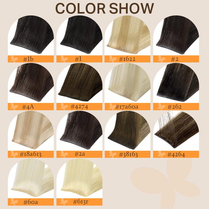 Doores 100g Injected Seamless Clip In Hair Extensions Remy Human Hair Extensions 7pcs Beginner Friendly Natura