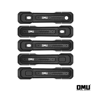 OMU Genesis Series Aluminum Door Handle Cover for Ford 4 Doors Bronco Non-sport Version High-quality Durable Materials Enhanced Grip Easy Installation - Car Decals