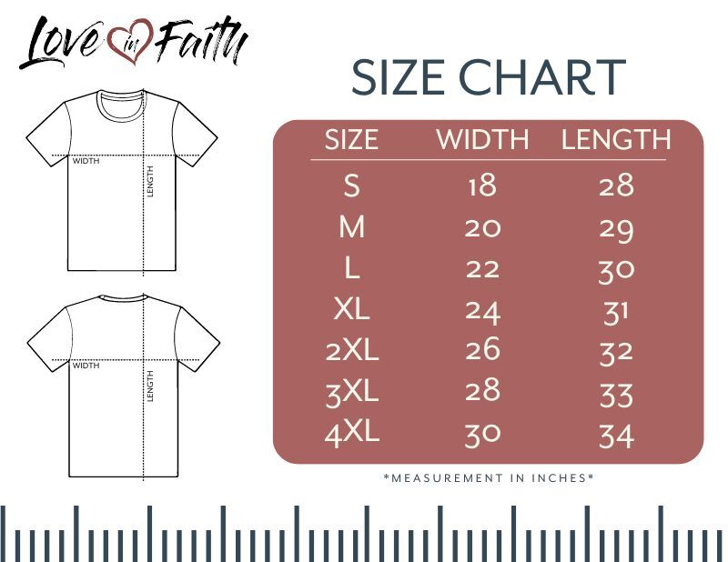 Love in Faith | Faith-Based T-Shirt Collection – Trendy Christian Apparel for Worship, Bible Study, Casual Outfits & Gifts