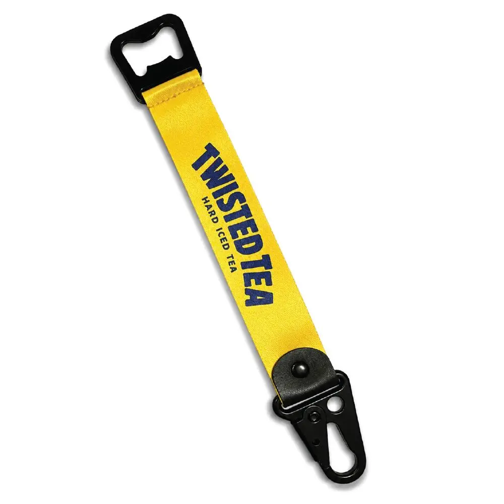 Twisted Tea Keychain Lanyard with Built-In Opener – Premium Everyday Carry Accessory