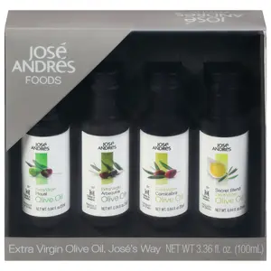 José Andrés Mini Extra Virgin Olive Oil Tasting Kit, 3.36 OZ