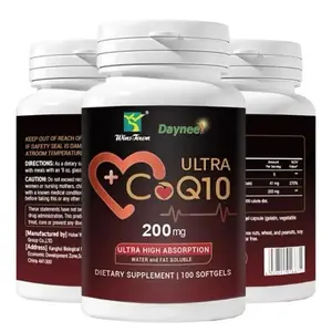 CoQ10 100mg Softgels, Ultra CoQ10 200mg, 3x Better Absorption, Antioxidant for Heart Health & Energy Production, Coenzyme Q10 Vitamins and Supplements, 4 Month Supply, 100 softgels