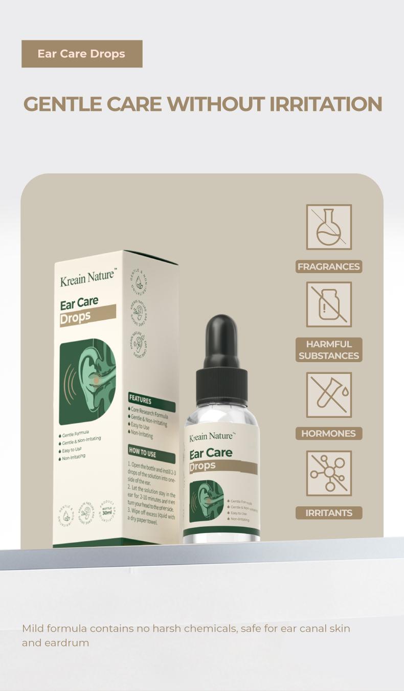 Kreain Nature 6 Meniere's Syndrome Ear Care – Contains Magnolia Biondii Bud & Carthamus Tinctorius Flower Extract to Relieve Tinnitus & Hearing Loss