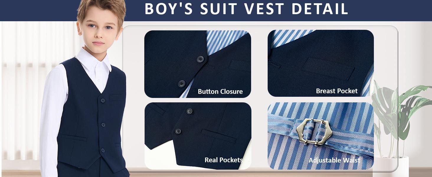 8 Piece Boys Suit Set-Size 2 to Size 20, Formal Slim Fit Boys Suit, Gift for Boys, Toddler, Teenage, Kid, Young Adult, Wedding, Graduation, Churches 8 Piece Boys Suit Set-Size 2 to Size 20, Formal Slim Fit Boys Suit, Gift for Boys, Toddler, Teenage, Kid, Young Adult, Wedding, Graduation, Churches