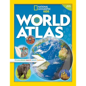 National Geographic Kids World Atlas 6th edition Hardcover – August 24, 2021