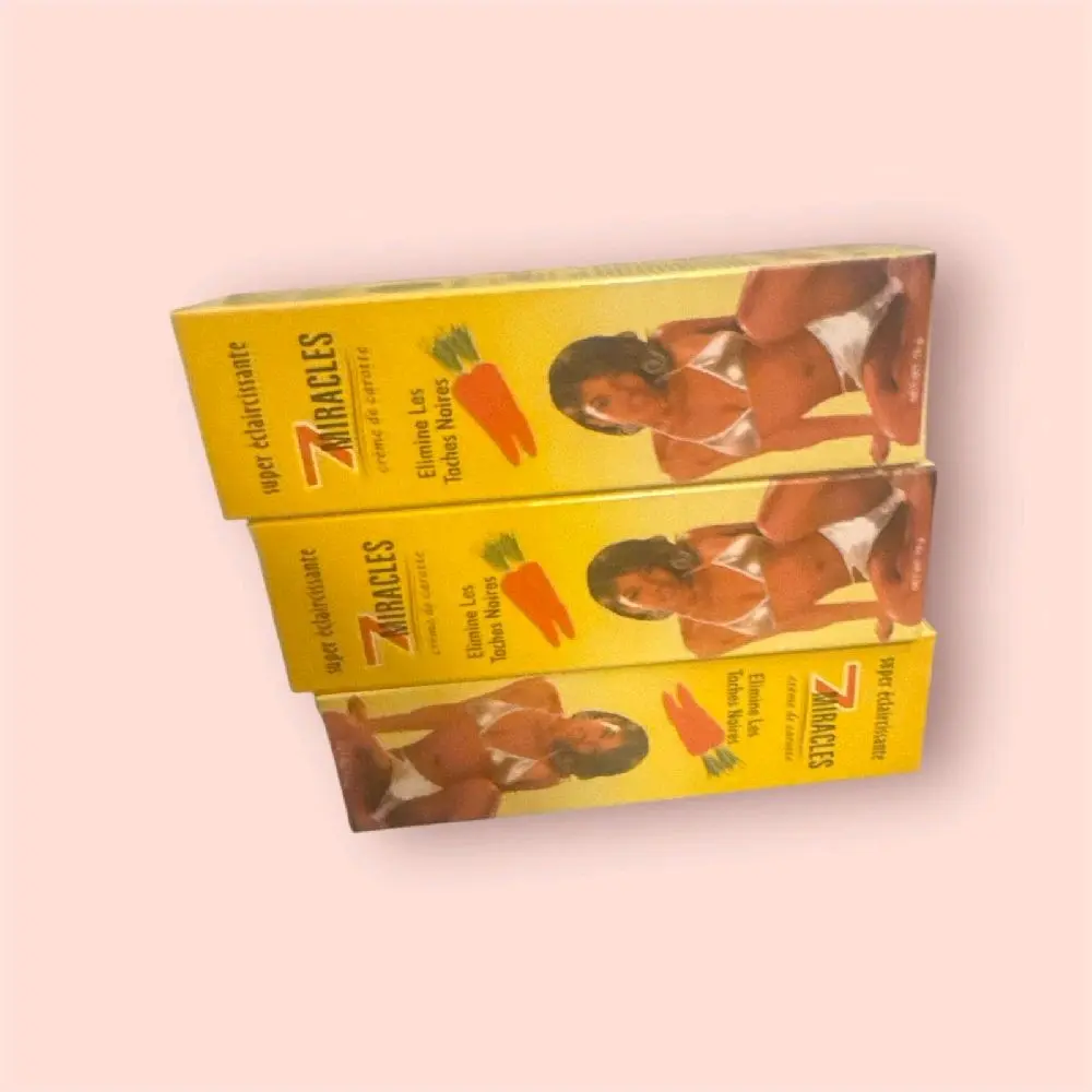 7 Miracles Créme de carotte brightening Cream  with carrot Extract - 70 g  organer  for Beaity   cosmetic personar  Storage.