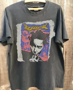 Bjork Shirt, Bjork Graphic Cotton Black Unisex T-shirt S-5XL Men Women