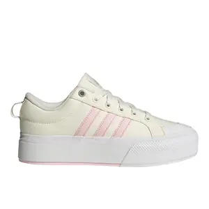 adidas Womens Bravada 2.0 Platform Sneakers Shoes Casual - White