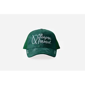 Green Suede String Angel Trucker Snapback – No Weapon Formed Collection