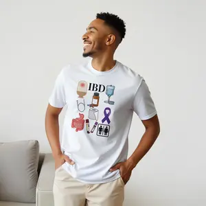 IBD Cartoon Awareness Unisex Shirt  Crohn’s & Colitis Warrior Tee | Chronic Illness Awareness