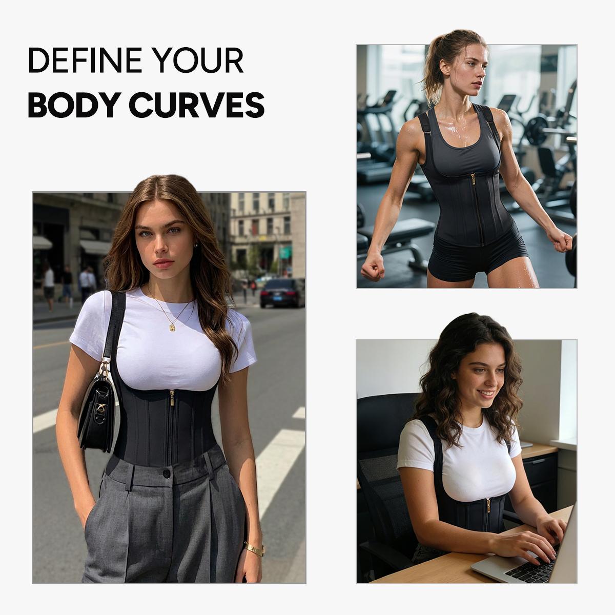 【LIVE】Nebility Women's Shapewear Waist Trainer Belt with 6 Steel Bones Tummy Control Bust Support Adjustable Straps #Summervibes