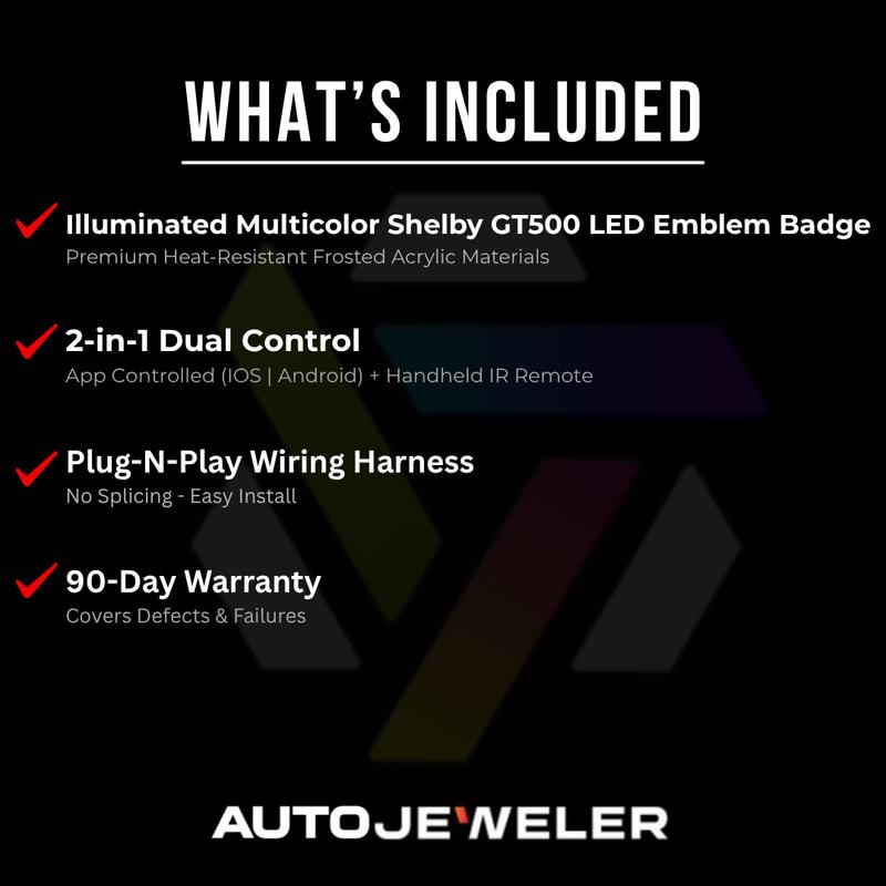 Dodge SRT Scat Bee LED Grille Emblem — RGB Flow-Series, Frosted Lens, App + Remote (Dual Control)