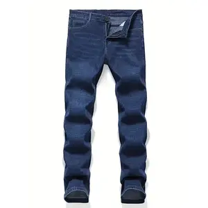Men’s Skinny Fit Stretch Jeans with Unopened Buttonholes – Slim straight-leg fashion pants in an elastic comfort fabric, versatile for everyday wear and casual styling. Perfect for a modern, trendy look, featuring functional pockets and an essential basic