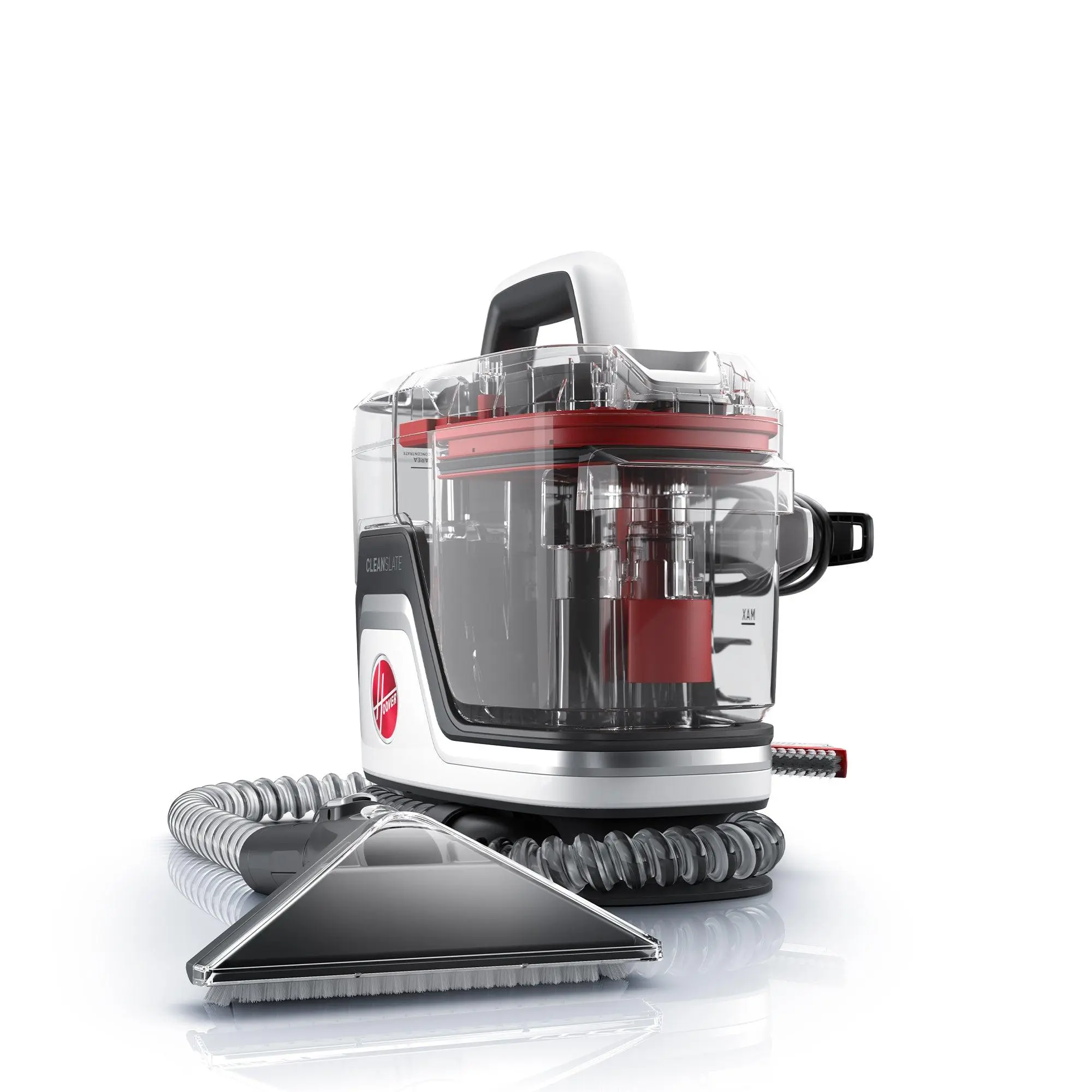 Hoover CleanSlate Pet Spot Cleaner - Portable Household Vacuum with Powerful Suction, Smart Design, Long Power Cord for Carpet, Rug & Upholstery Stain Removal Cleanup, Widepath Tool