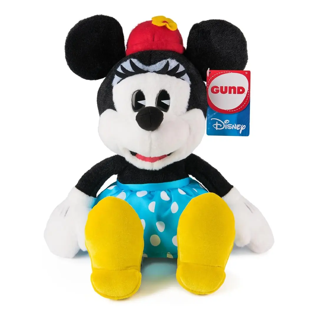 GUND Disney Minnie Mouse Classic 14-in Collectible Soft Animal, Adorable Stuffed Plush Toy
