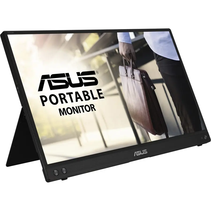 Asus ZenScreen MB16ACV Portable Monitor - 15.6" IPS LCD Panel, 75Hz Refresh Rate, 5ms Response Time, Silver