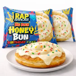 Rap Snacks Big Back Birthday Cake Honey Bun