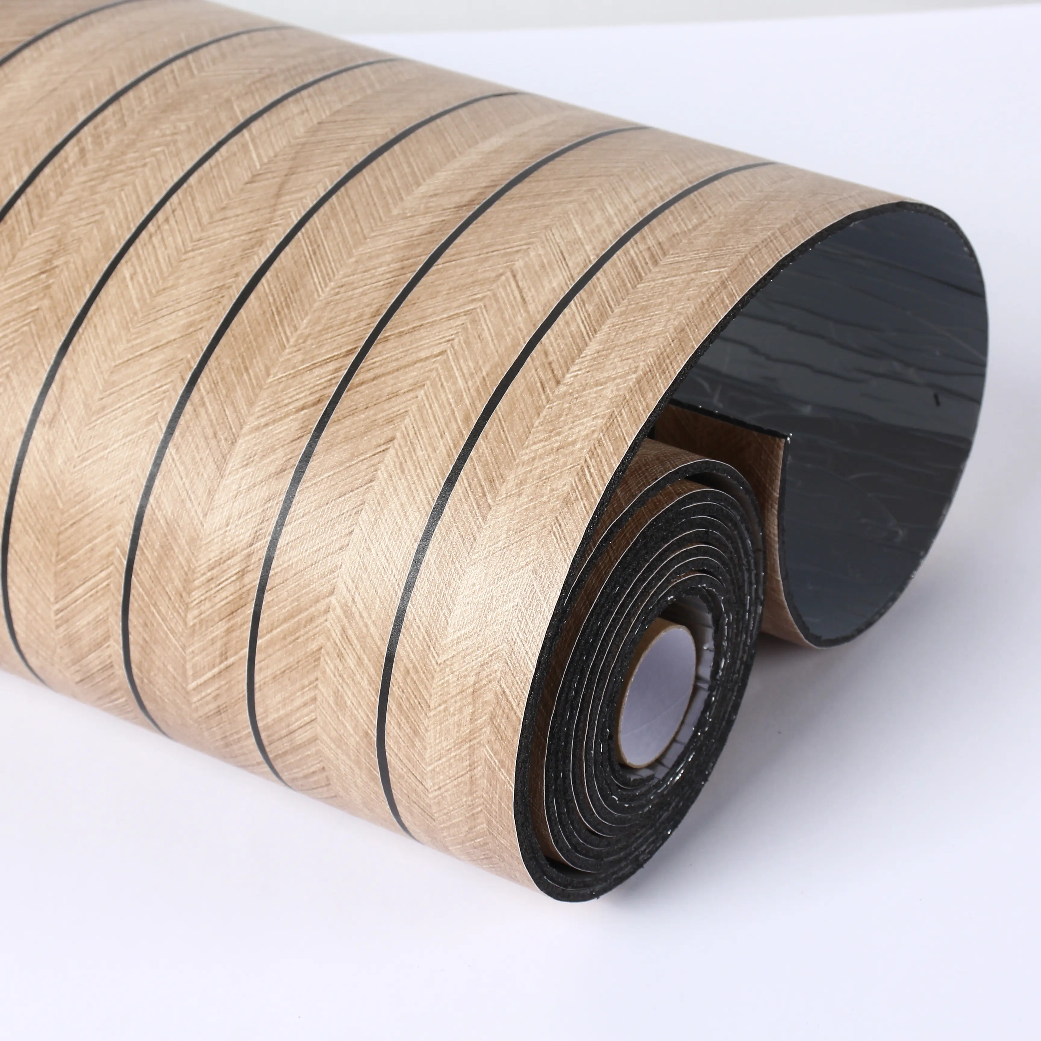 3D Grooved Vintage Wood Grain Peel and Stick Wallpaper, Extra Thick Removable Waterproof Self-Adhesive Wall Decor for Kitchen Bathroom Living Room Dorm DIY flooring