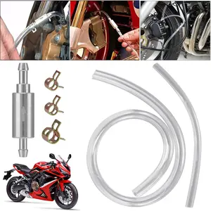 Brake Bleeder Hose with One-Way Check Valve - Bleeding Tool Kit for Car and Motorcycle