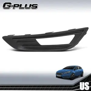 Front Bumper Fog Light Bezel Lamp Trim Left Side Fit For 2015-2018 16 Ford Focus