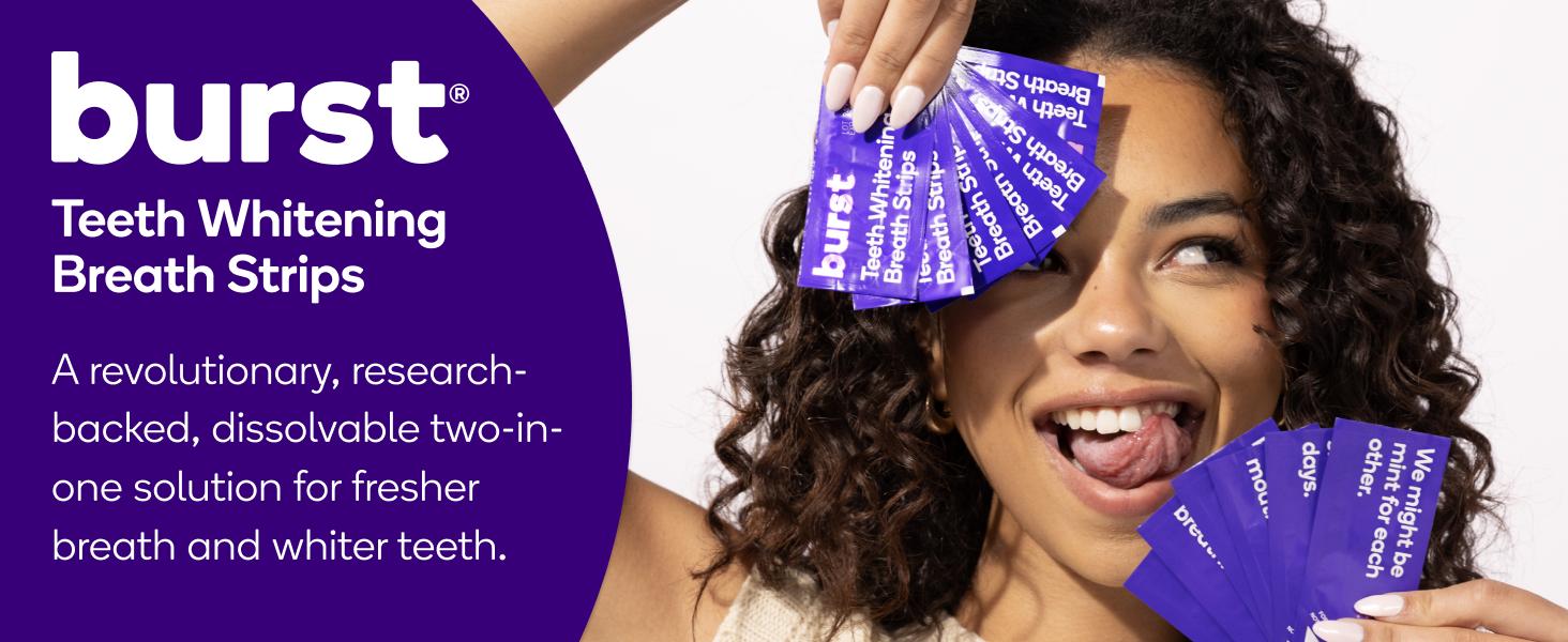 Dissolving Breath Strips-Instantly Fresh Breath, Intense Polar Mint Flavor, 12 Dissolvable Strips Included