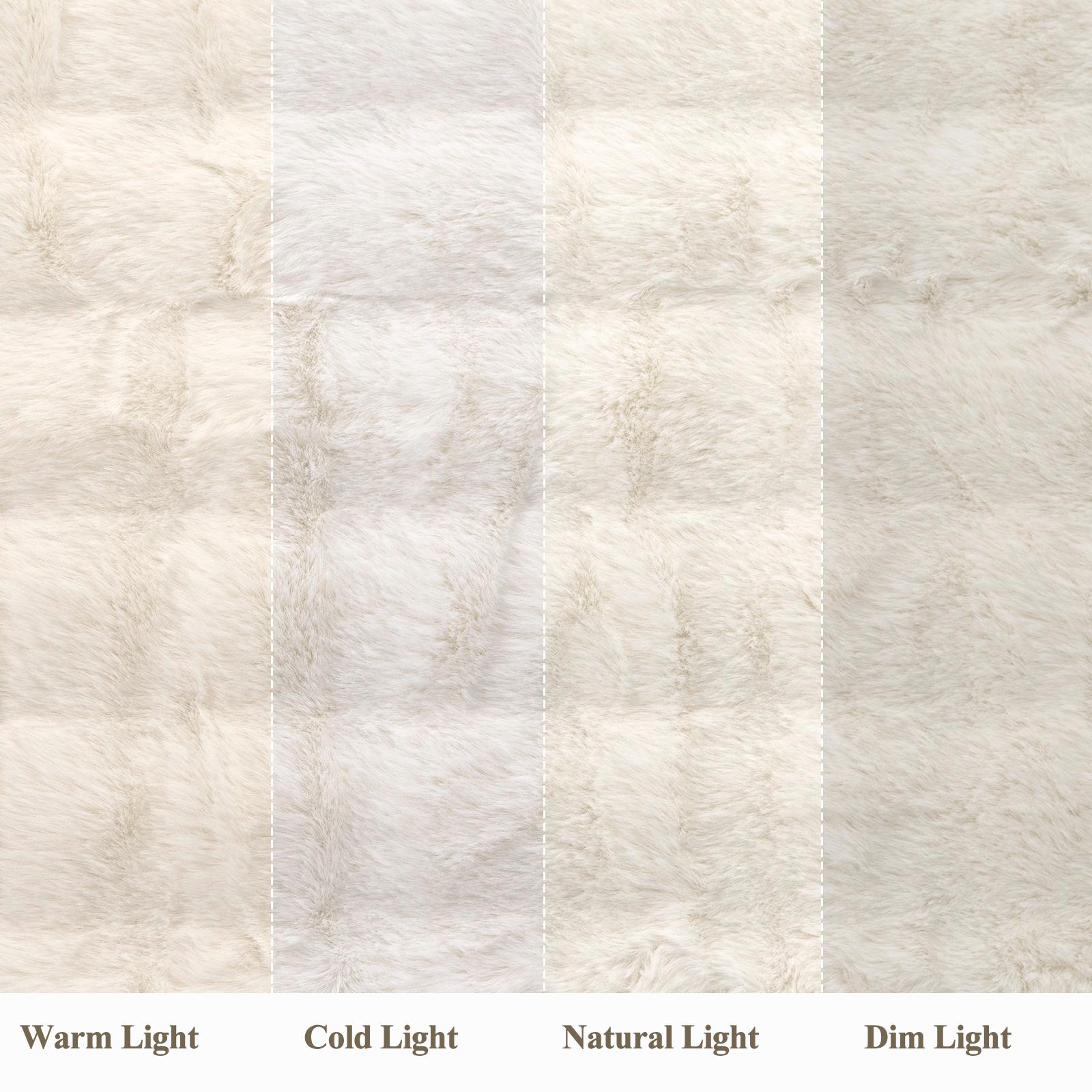 【TikTokShopHolidayHaul】LOKHOM Faux Rabbit Fur Blanket-Pillow not included- Bubble Blanket-Luxury Plush Velvet Throw, Ultra-Soft Fleece, Warm Cozy Winter Blanket for Couch-Elegant, Bed, Sofa, Lightweight, solid color comfy blanket, family gift