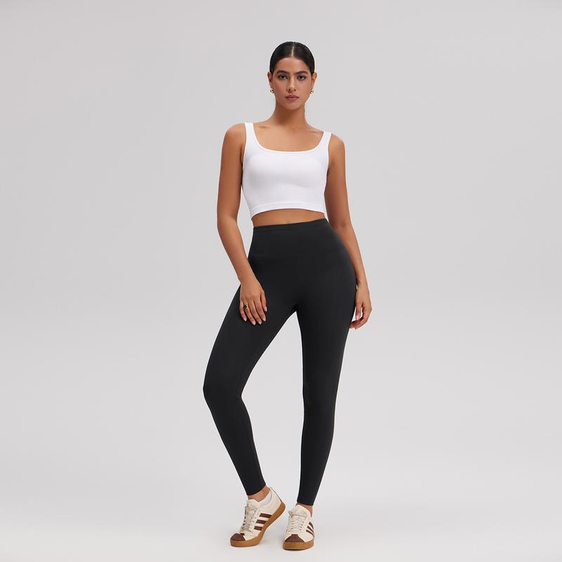 OQQ Women's Fleece Lined Leggings Weather Thick Thermal Warm Winter Butt Lift High Waist  Yoga Pants For Hiking Workout Leggings