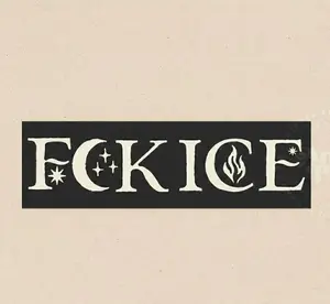 FCK ICE car magnet, Abolish ICE, immigrant rights, anti-fascism, legal human rights, social justice