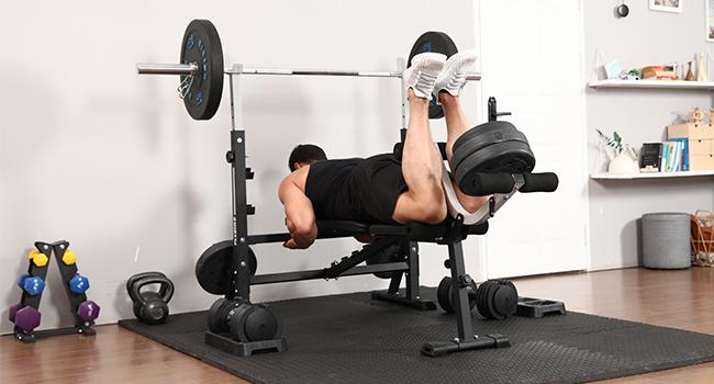 FLYBIRD Olympic Weight Bench – 900 lbs Weight Capacity, Bench Press Set with Preacher Curl Pad & Leg Extension, Full-Body Strength Training Equipment for Home Gym