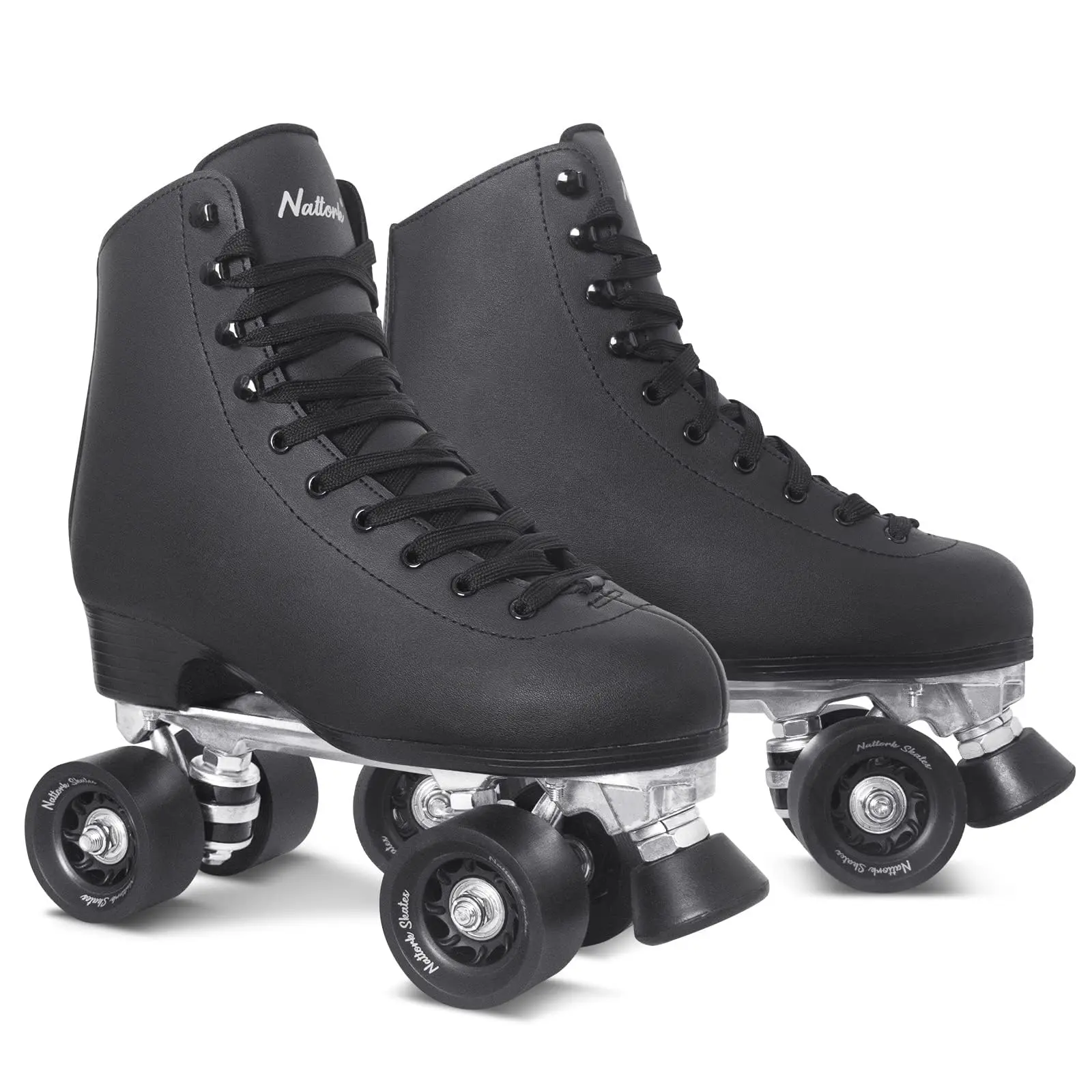 Beginner Quad Roller Skates for Women | High-Top Ankle Support, Adjustable Brake, Smooth Ride for Indoor & Outdoor Use