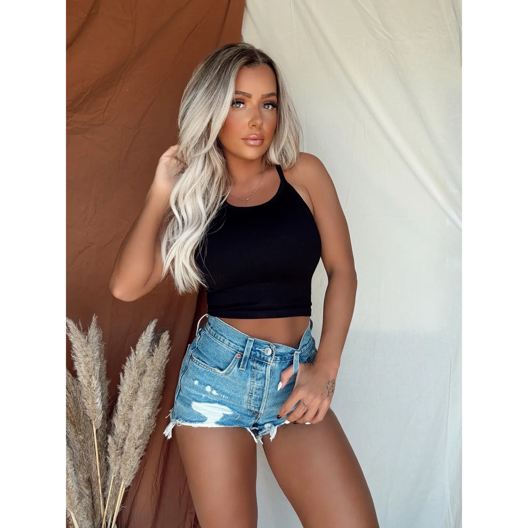 Lauren Basic Tank (Black)