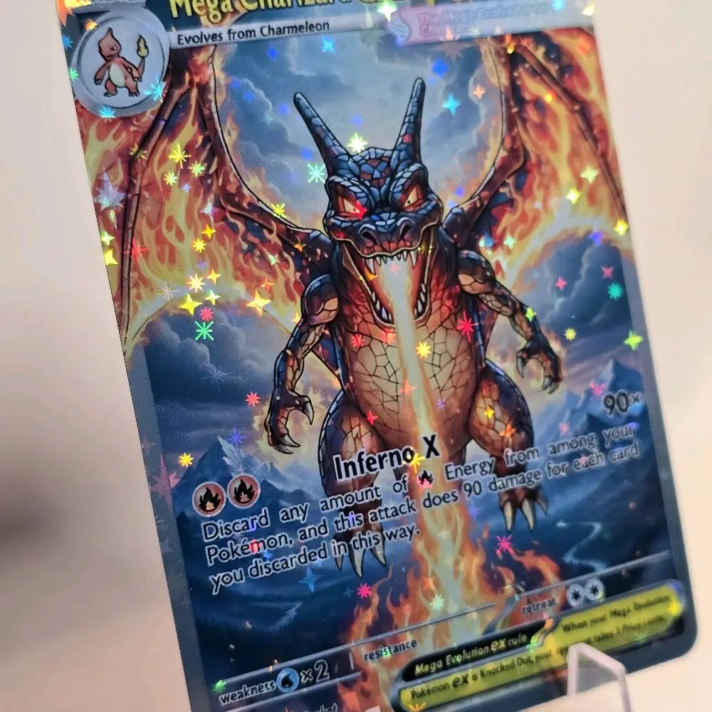 charizard holo pokemon card value Pokemon 1st Edition Charizard Poster Print main image 1