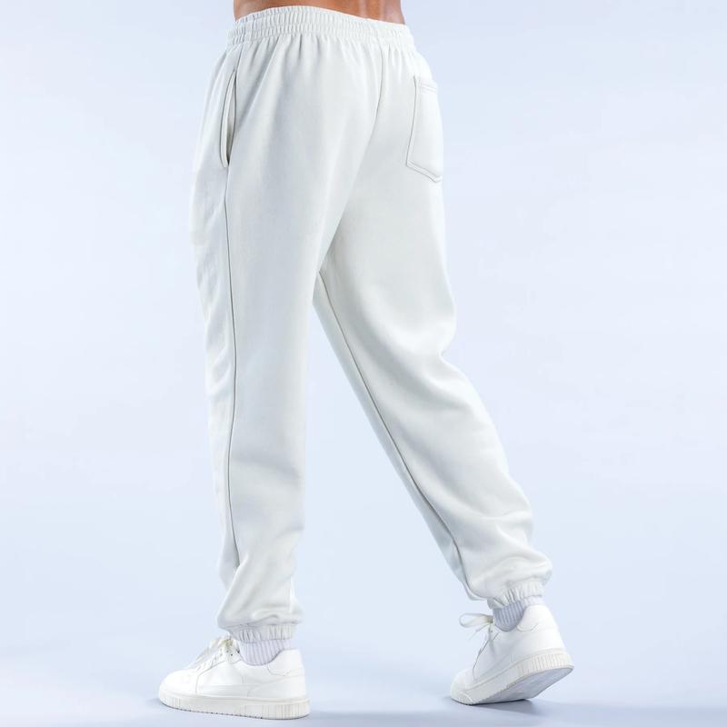 Signature Men's Cuffed Jogger - Oversized Fit with Side Pockets - 65% Cotton 35% Polyester - Cool Wash Separately