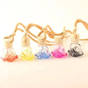 EXPO DESIGNS Heart-Shaped Scented Diffusers Set of 5 in Assorted Colors with Natural Wires for Aroma Fragrance Decor, Freshener & Room Perfume - Gift