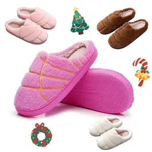 House Slippers for Women Men Soft Cotton Indoor Shoes Memory Foam Slip On bedroom Slippers