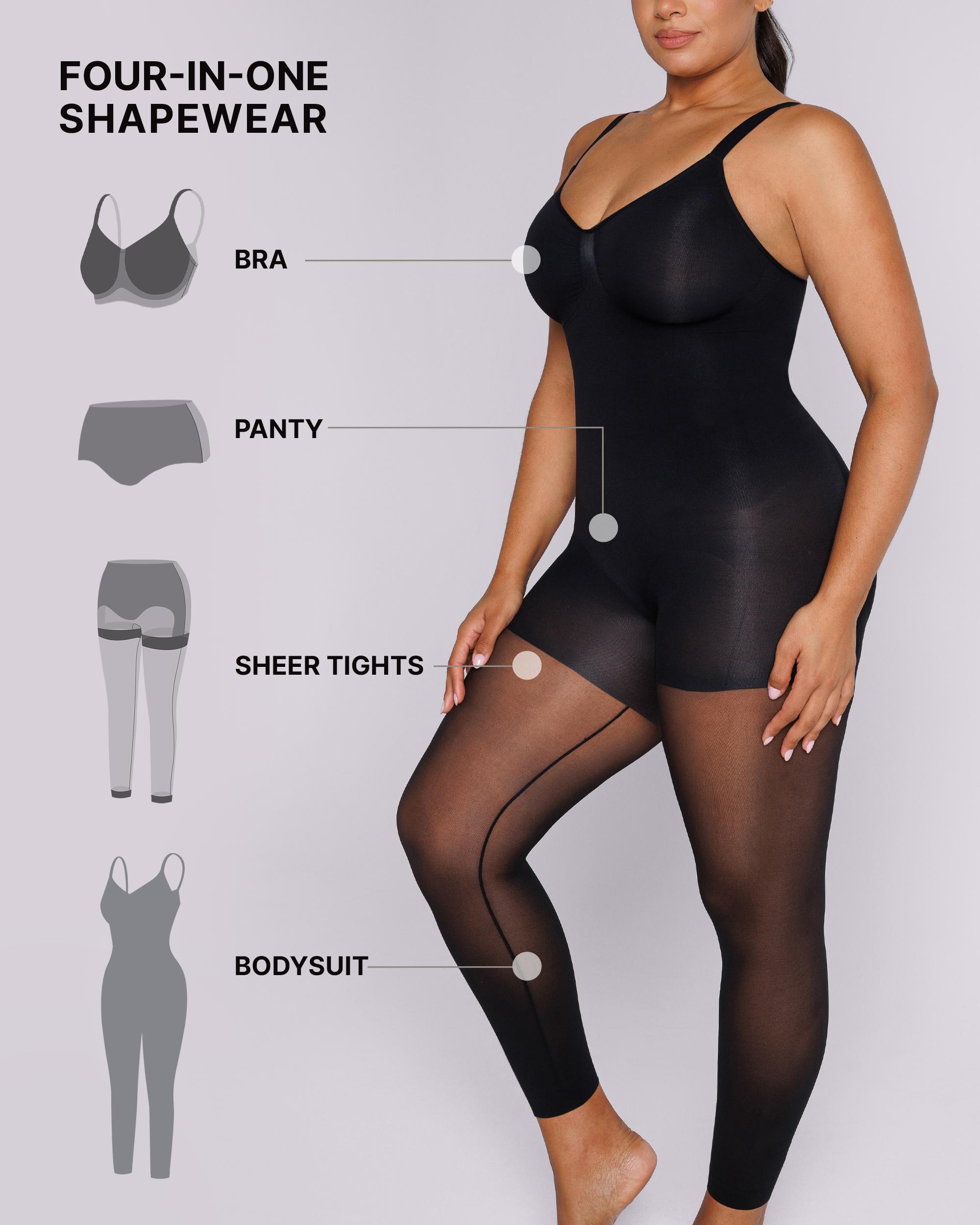 Shapellx MistWeave Skin Flow Full Coverage Bodysuit