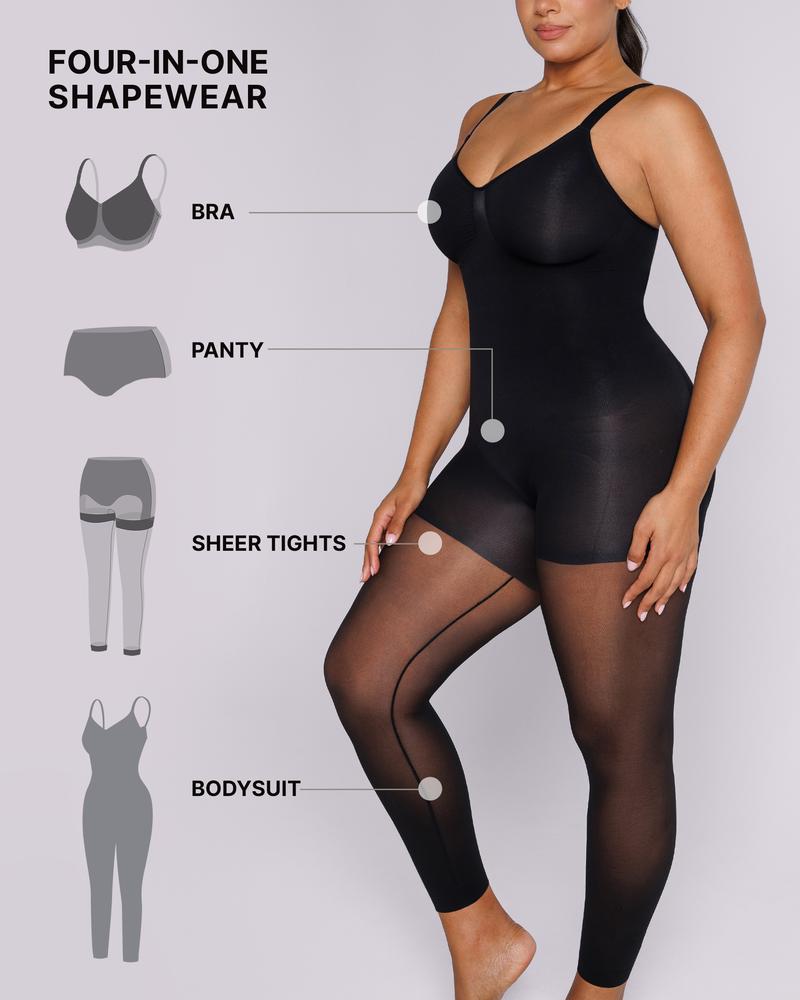 Shapellx MistWeave Skin Flow Full Coverage Bodysuit