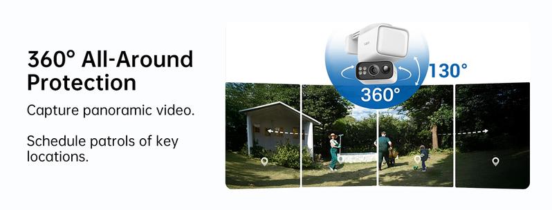 TP-Link & Tapo C615F Kit Solar Dimmable Floodlight 360° Pan/Tilt Security Camera Kit,2K 3MP 360° AI Tracking Outdoor Wireless w/Solar Panel Free Person/Vehicle Detection Hack-Proof Security | Alexa & Google Home TP-Link & Tapo C615F Kit Solar Dimmable Floodlight 360° Pan/Tilt Security Camera Kit,2K 3MP 360° AI Tracking Outdoor Wireless w/Solar Panel Free Person/Vehicle Detection Hack-Proof Security | Alexa & Google Home