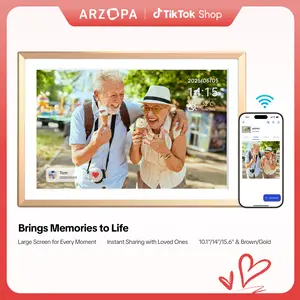 ARZOPA WiFi Digital Touch Screen Photo Frame Free Unlimited Cloud Storage Touchscreen 120s Video Frame PhotoFrame Digital Picture Frame Auto Rotate for Gift Idea