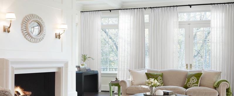 TWOPAGES Flynn Linen Sheer Curtains Neutral Pleated Design Privacy Protection for Living Room & Bedroom Festive New Year Decor Winter Affordable Gift for Home 2026