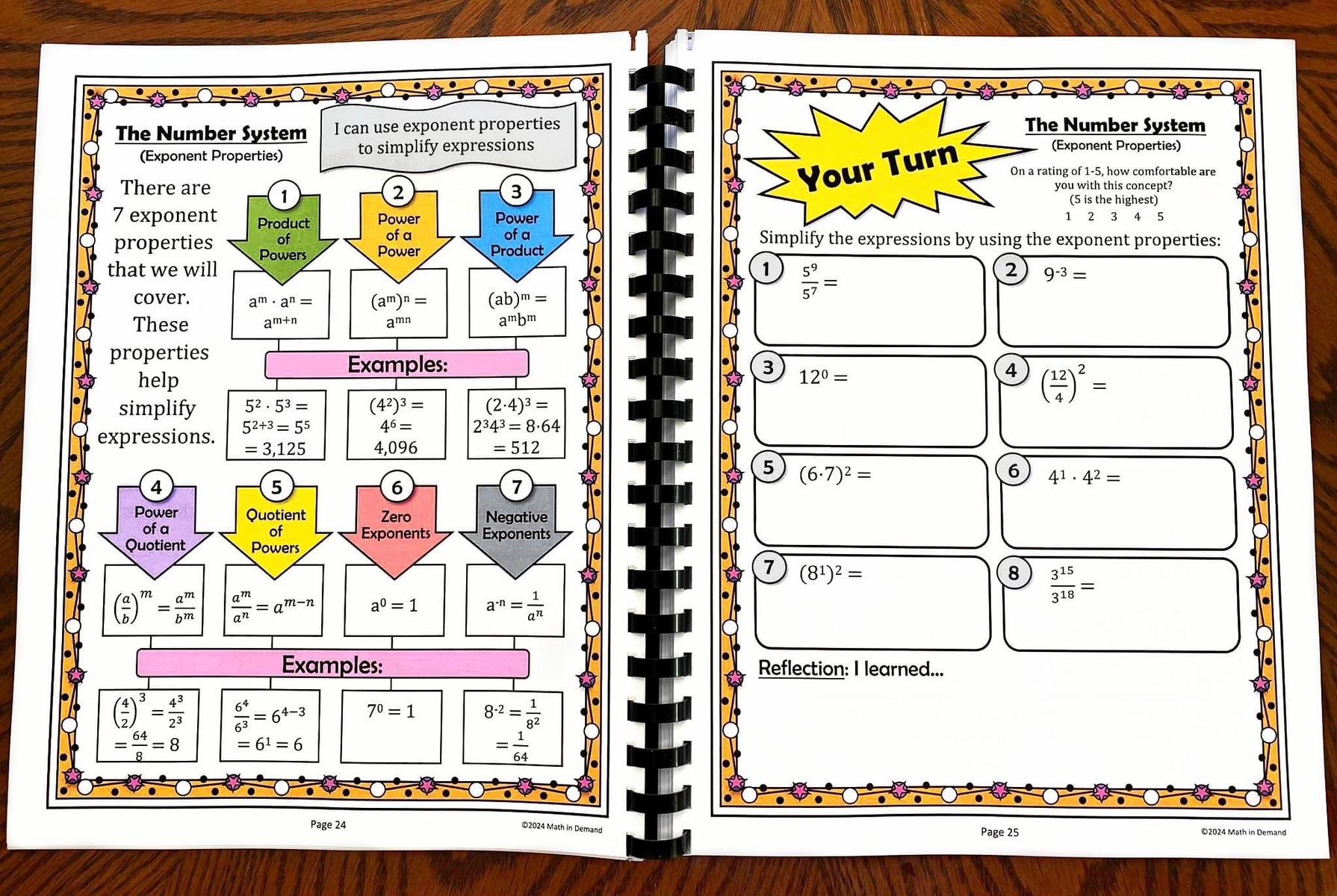 8th Grade Math Workbook