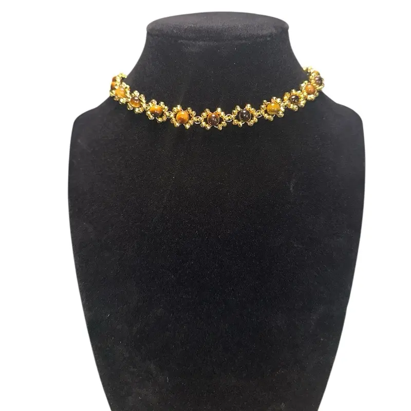 Tiger Eye choker necklace