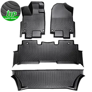 Canvcle Compatible with Floor Mats Honda Odyssey 2018-2025, All Weather Floor Mat for Odyssey Accessories, 7 Seats 3 Row Car Floor Liner Heavy Duty