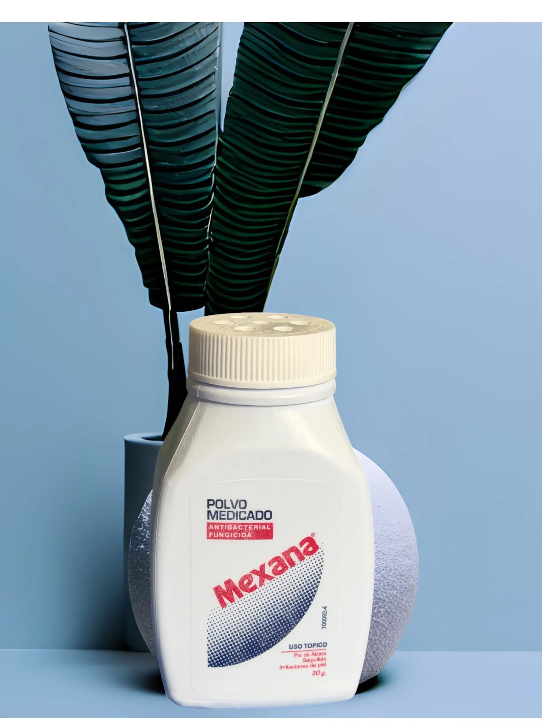 Mexana Medicated Powder Antibacterial Antifungal – Body & Foot Odor Control Powder