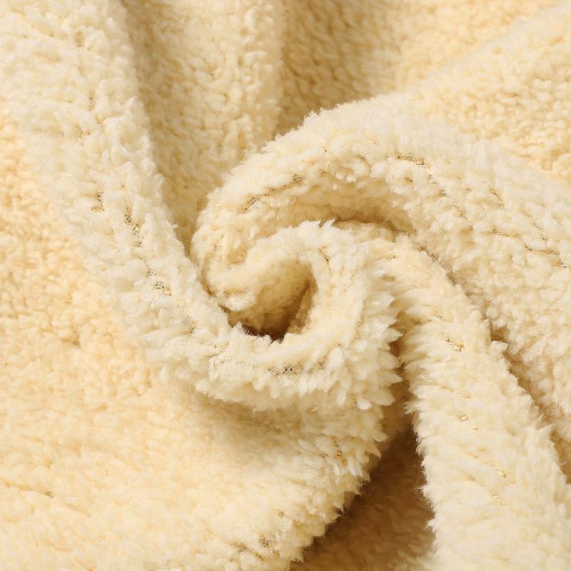 Men's thermal warm sweater, loose long sleeves, ribbedcuffs and hem, thick winter casual wear for warmth versatileautumn