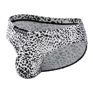 Men's Leopard Print Triangle Underwear